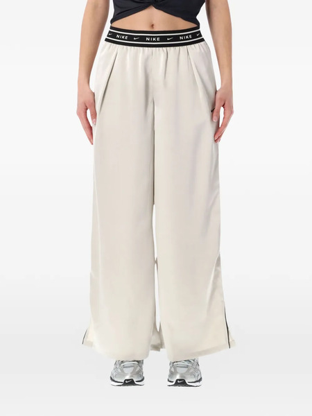  Nike Logo-embroidered Trousers - Neutrals 