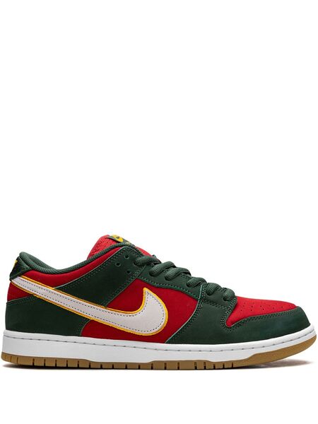  Nike Sb Dunk seattle Sonics - fir/fire Red/university Gold Sneakers - Green 