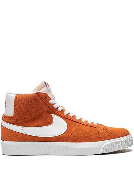  Nike Sb Zoom Blazer Mid safety Orange Sneakers 