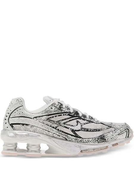 Nike Shox Ride 2 Metallic Sneakers - White 