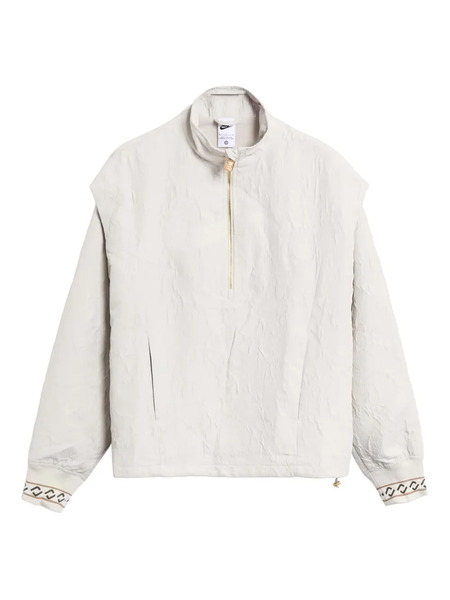  Nike Textured Panelled Jacket - 072 Light Bone/phantom 