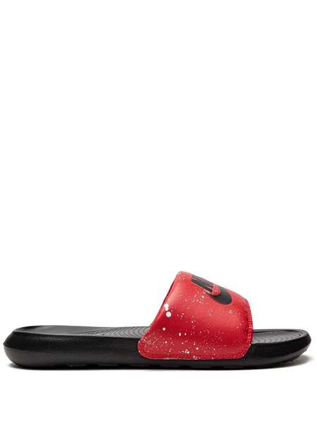  Nike Victori One Print paint Splatter Slides - Red 