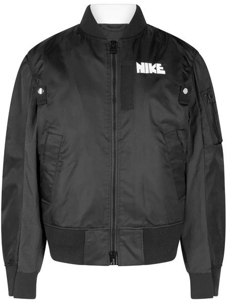 Nike X Sacai Layered Bomber Jacket - Black 