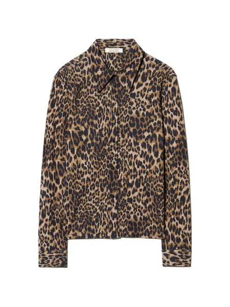  Nili Lotan Button-fastening Leopard-print Shirt - Neutrals 