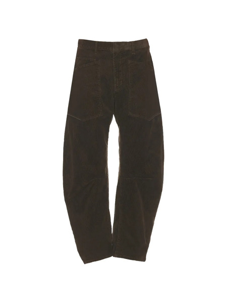  Nili Lotan Corduroy-effect Trousers - Brown 