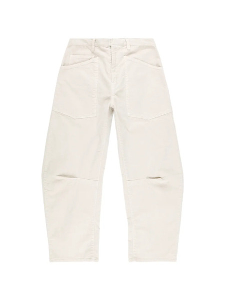  Nili Lotan Shon Patch-pocket Corduroy Trousers - Neutrals 