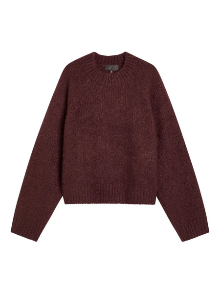  Nili Lotan Tomaso Cre-neck Sweater - Red 