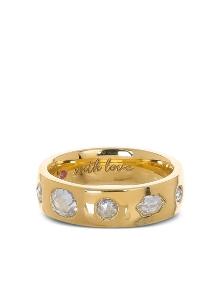  Nimo With Love 18k Yellow Gold Diamond Ring 