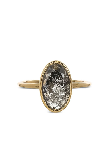  Nimo With Love 18k Yellow Gold Skinny Diamond Ring 