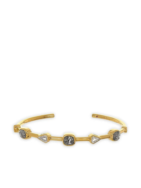  Nimo With Love 18k Yellow Gold The Stacker Diamond Bracelet 