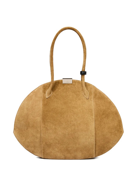  Nina Ricci Large Le Bal Suede Shoulder Bag - Neutrals 