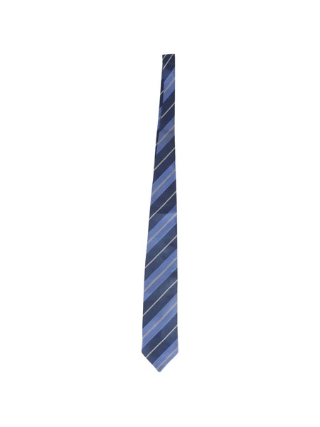  Nina Ricci Pre-owned Striped Silk Tie - Blue 