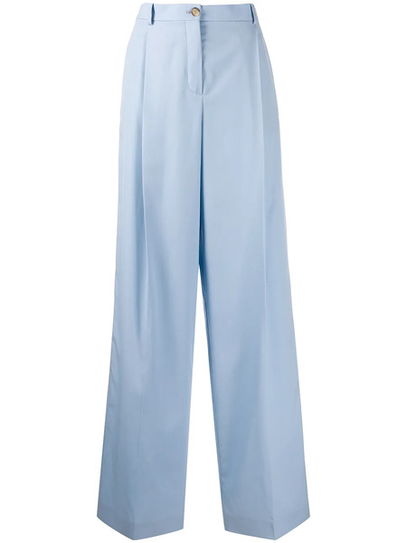  Nina Ricci Super Flared Trousers - Blue 