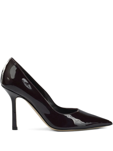  Ninalilou 80mm Pointed-toe Stiletto Pumps - Brown 