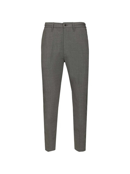  Nine In The Morning Elasticated Straight-leg Trousers - Grey 
