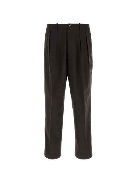  Nine In The Morning Kai Logo-patch Trousers - Brown 