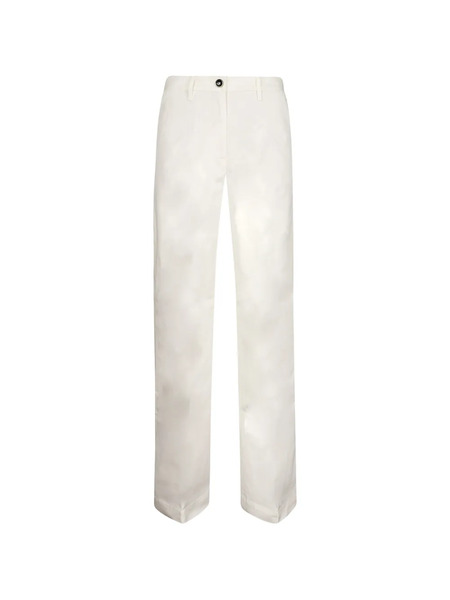 Nine In The Morning Logo Detail Trousers - Neutrals 