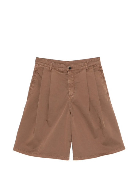  Nine In The Morning Pleated Tailored Shorts - Brown 