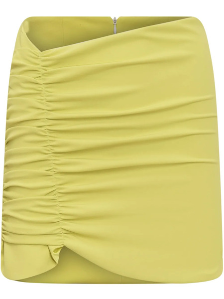 Nineminutes Draped-detailed Mini Skirt - Green 