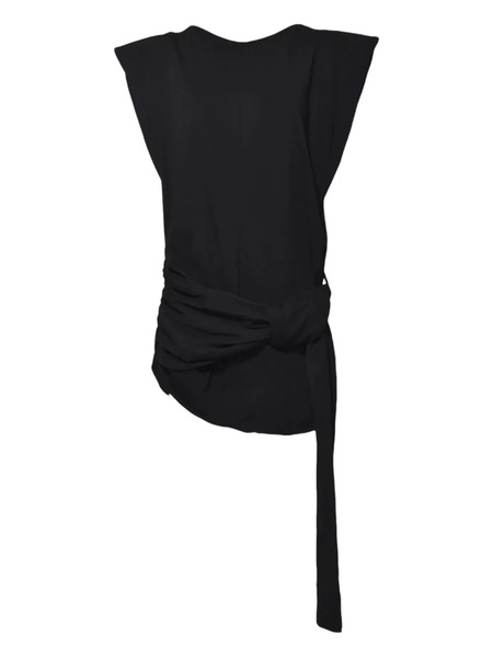  Nineminutes Ruched Top - Black 