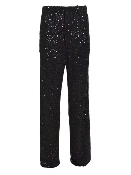  Nineminutes Sequin-embellished Trousers - Black 