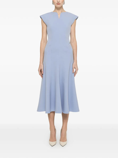  Nissa A-line Midi Dress - Blue 