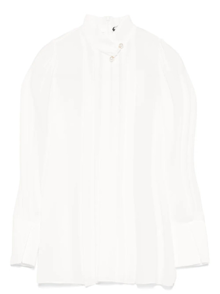  Nissa Appliqué-detail Blouse - White 