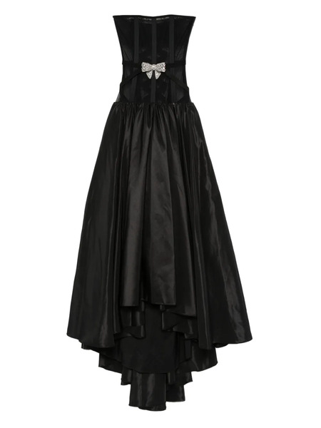 Nissa Bow-embellished Maxi Dress - Black 