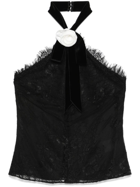  Nissa Corded-lace Top - Black 