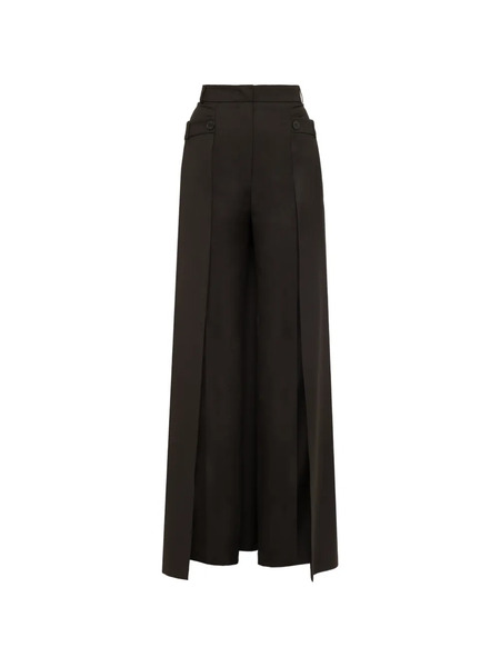  Nissa Detachable Skirt Wide-leg Trousers - Black 