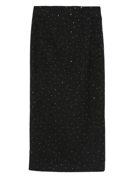  Nissa Embellished Midi Skirt - Black 