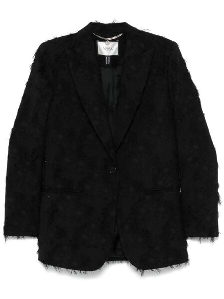  Nissa Floral-jacquard Blazer - Black 
