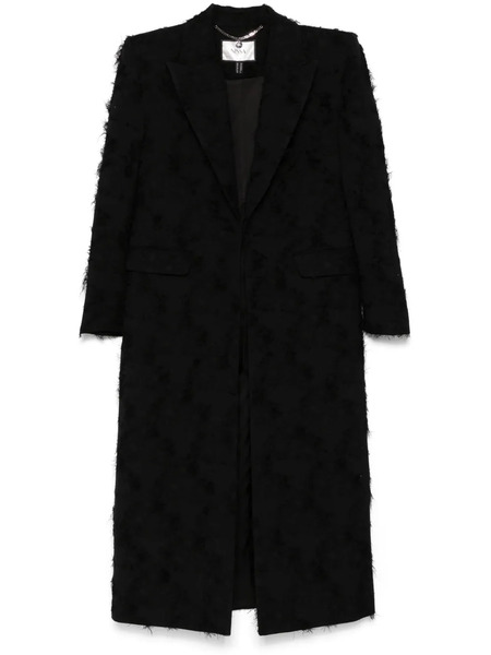  Nissa Fringed Coat - Black 