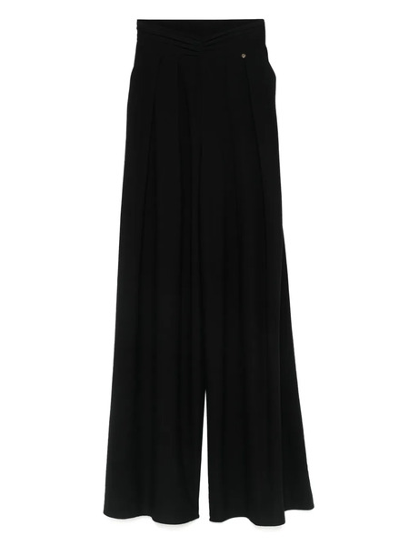  Nissa Gathered-detailing Pants - Black 