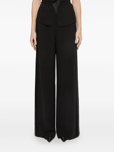  Nissa High-rise Wide-leg Trousers - Black 