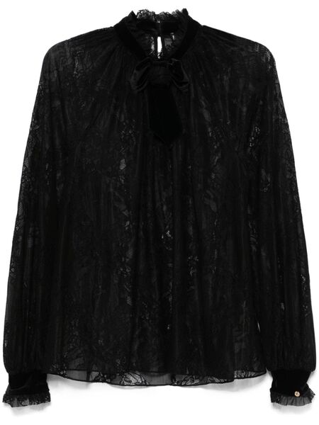  Nissa Lace Blouse - Black 