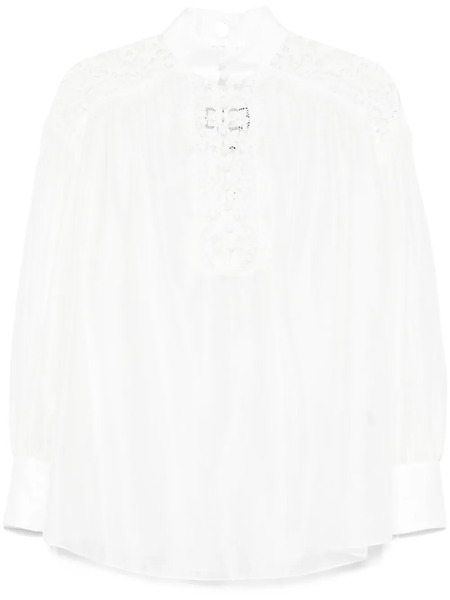  Nissa Lace-detailed Blouse - White 