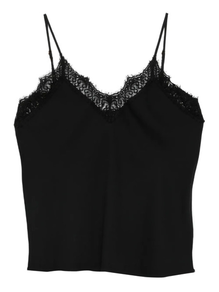  Nissa Lace-trim Top - Black 