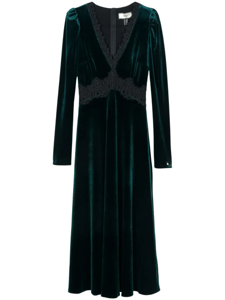  Nissa Logo-plaque Maxi Dress - Green 