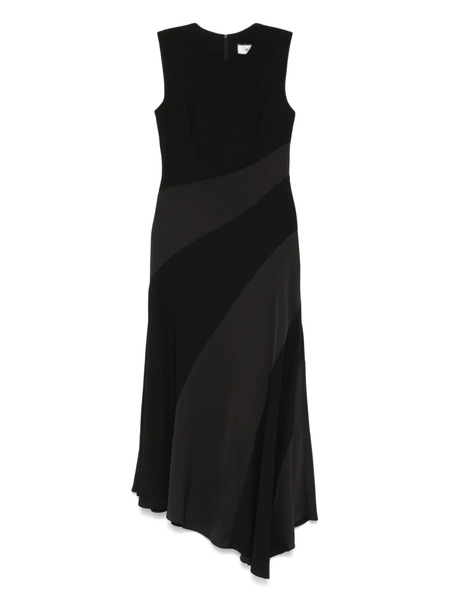  Nissa Panelled Midi Dress - Black 