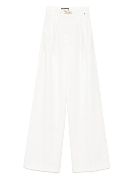  Nissa Pleat-detailed Trousers - White 