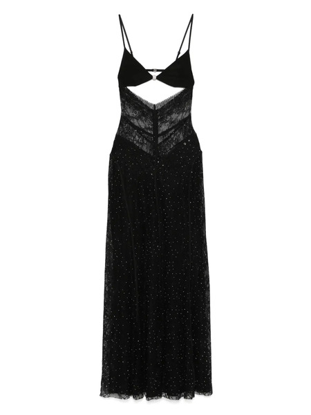  Nissa Rhinestone-embellished Dress - Black 