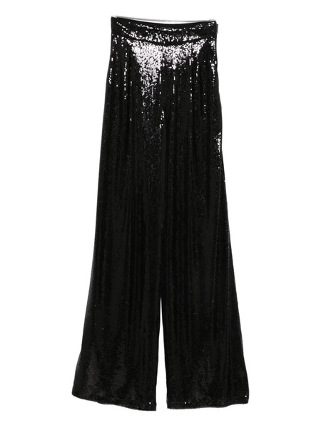  Nissa Sequin-embellished Trousers - Black 