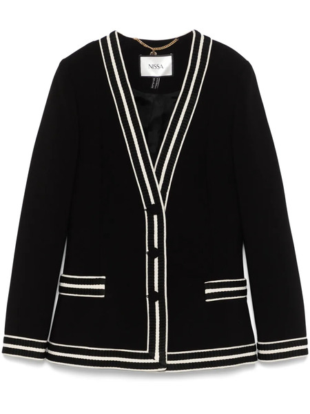  Nissa Single-breasted Blazer - Black 