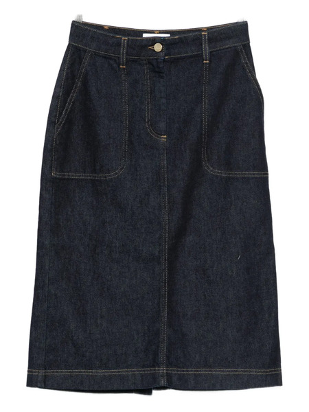  Niu Denim Midi Skirt - Blue 