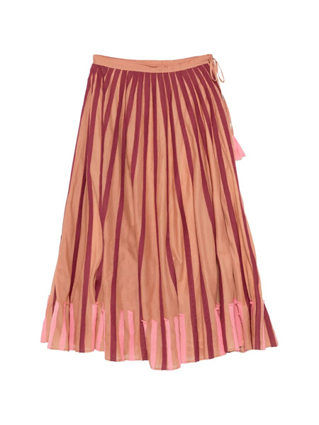  Niu Striped Maxi Skirt - Neutrals 