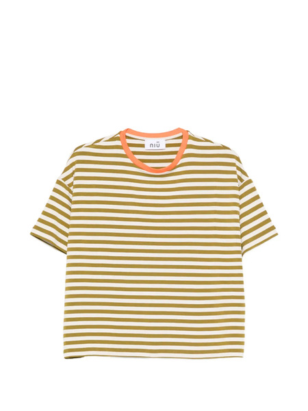  Niu Striped T-shirt - Green 