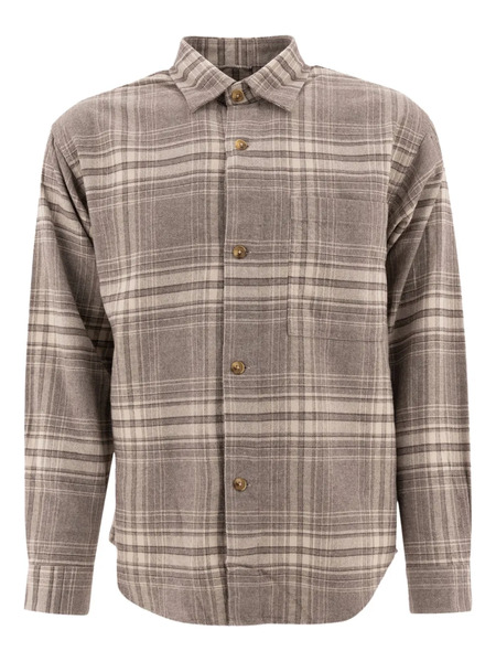  Nn07 Adwin Checked Button-fastening Shirt - Neutrals 