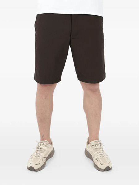  Nn07 Billie Textured Shorts - Brown 