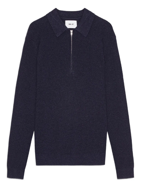  Nn07 Hansie Polo Sweater - Blue 